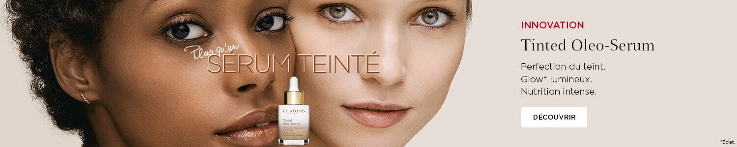 Bannière Clarins